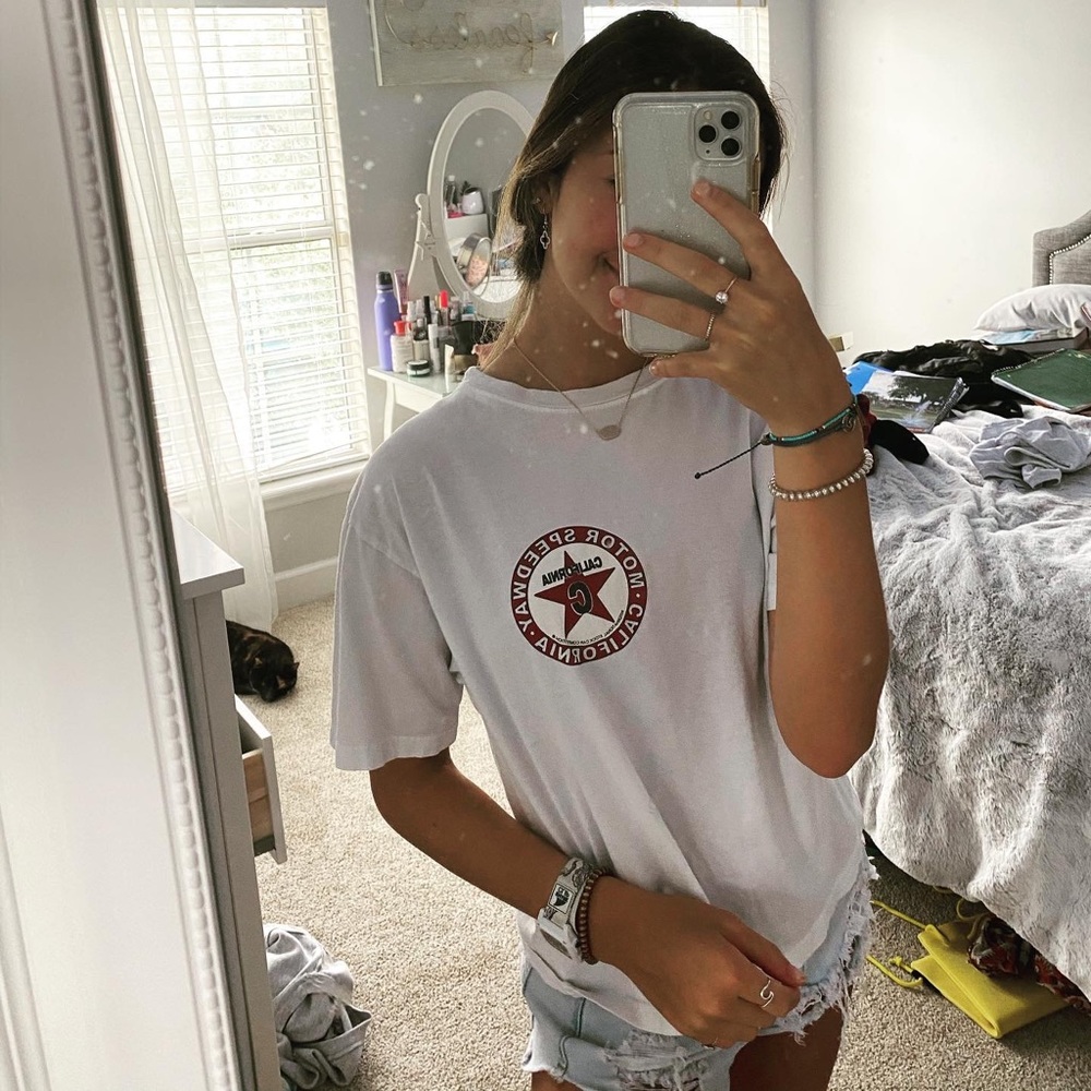 white brandy melville tee